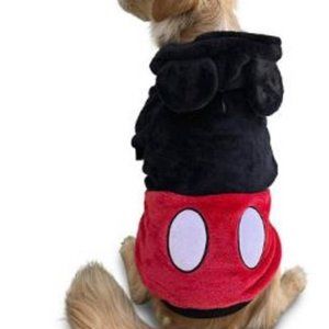 Disney Dog Pet Hoodie Fleece Mickey Mouse Boys Costume Halloween Dress UP Lg